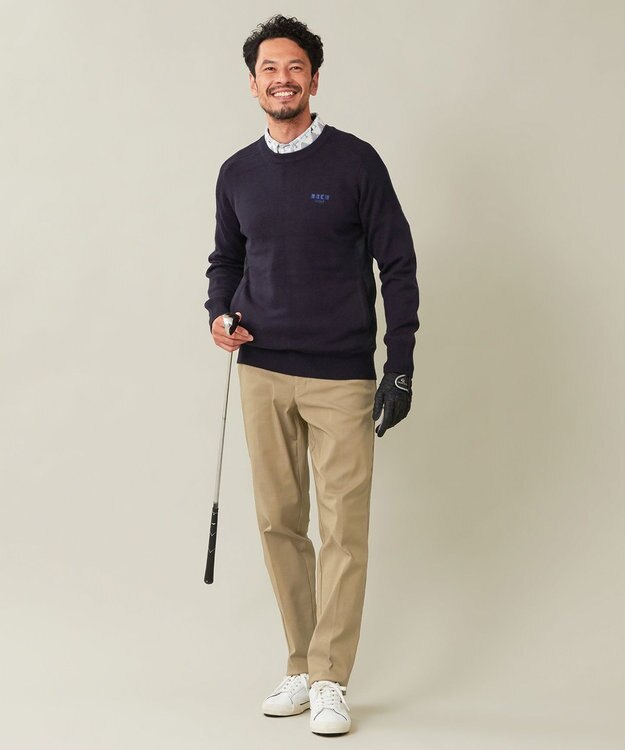 23区GOLF 迷ったらこれ！【MEN】ハイパワーストレッチ ベーシックパンツ キャメル系