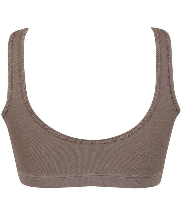 Wing ノンワイヤーブラ　【ナイトアップブラ】　寝るとき用ブラ　夜のバストケア　ウイング／ワコール　KB3507 シナモンブラウン