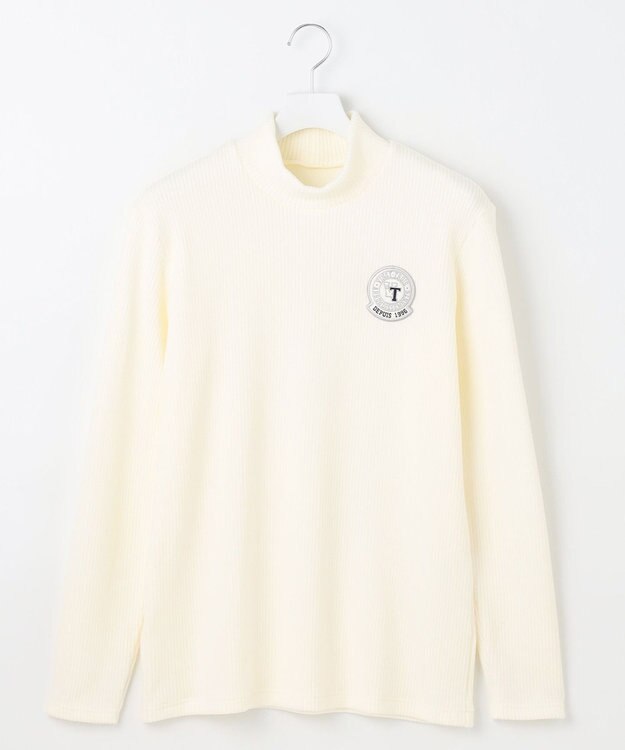 23区GOLF 【MEN】冬の暖かトップス！グランサーモリブ モックネック アイボリー系