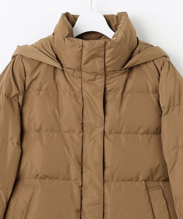自由区 L 【17号サイズまで展開・WEB限定カラーあり・SHIHOさん着用】マイクロタッサーダウン コートⅡ [WEB限定]キャメル