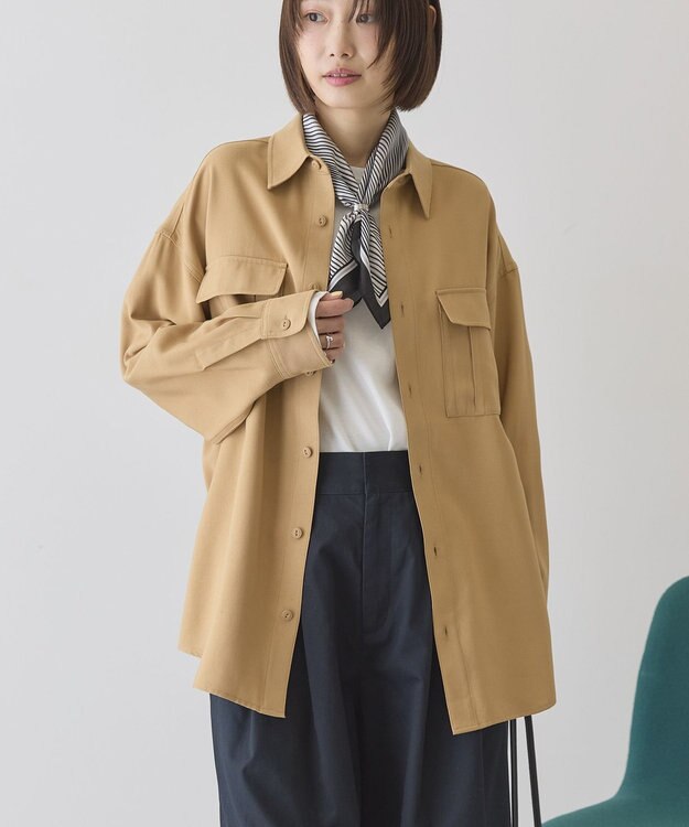 AMERICAN HOLIC 【リングSET】波ストライプ柄スカーフ Black