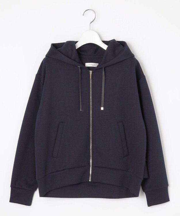 Feroux 【大好評につき新色登場！】バックフリルダンボール パーカー ネイビー系