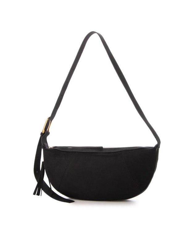 UNBILLION カシュカシュ cachecache / スエードフリンジ引手ショルダー ブラック