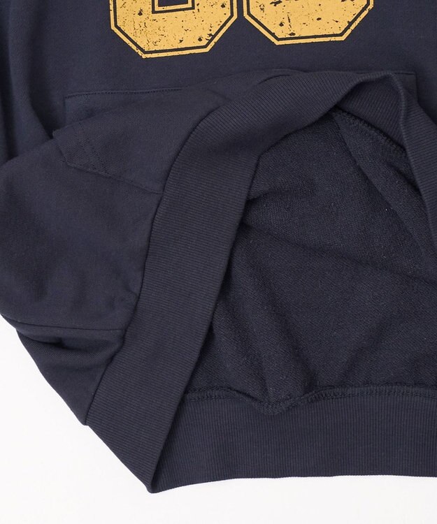 WEGO グラフィックプルパーカー ネイビー