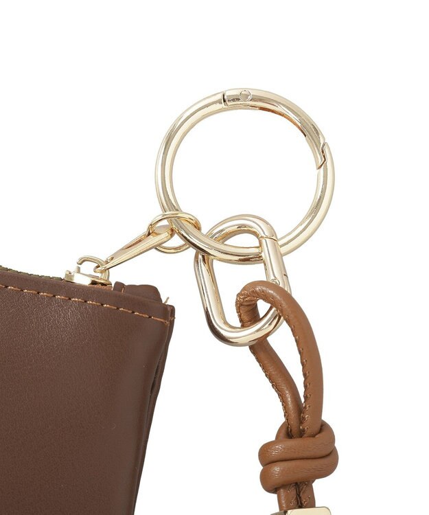 Green Parks タッセルポーチチャーム Brown