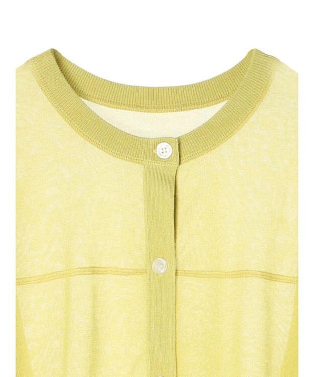 AMERICAN HOLIC 接触冷感２ＷＡＹシアーニットカーディガン Yellow