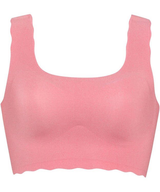 WACOAL 【GOCOCi ゴコチ】 ノンワイヤーブラ ハーフトップ まるでつけていないような着ごこち ムレにくい フラット仕上げ ホックなし CGG510 /ワコール ロマンピンク