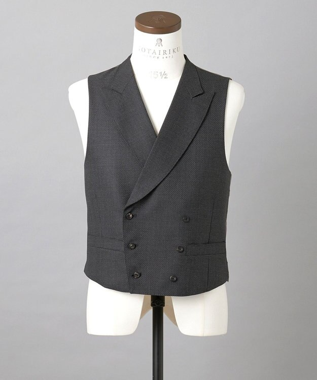 GOTAIRIKU 【ZEGNA/ゼニア】ISLANDFLEECE/アイランドフリース 3ピーススーツ（グレー） グレー系8