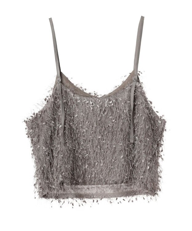 Green Parks テープヤーンキャミビスチェ Gray