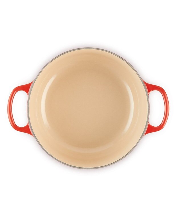 YAMATO テーブル＆キッチン 【ル・クルーゼ】シグニチャー ココット・ロンド 20cm  チェリーレッド レッド