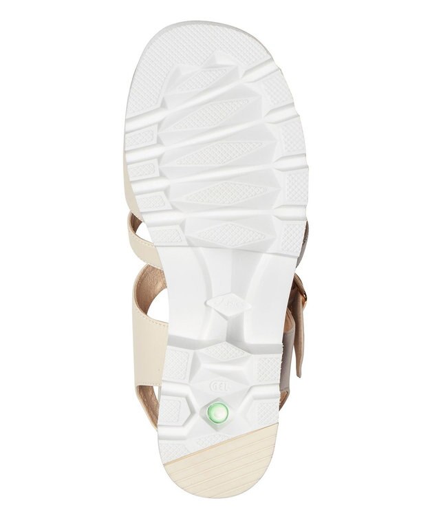 ASICS WALKING ペダラ ソフトラギッドサンダル レディース 3E ベージュ系