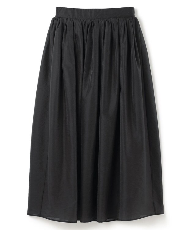 uncrave シアー オーガンジー フレア スカート ブラック