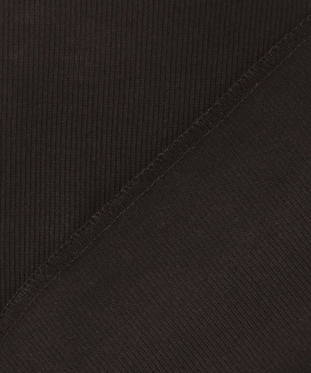 uncrave 【洗濯機洗い可】リブ カップ付き キャミソール（uncrave STANDARD） チャコールブラウン