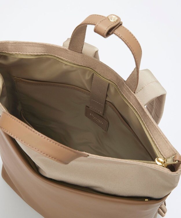 TOPKAPI 【Breath TOPKAPI】LINEA リネア レザーコンビ リュック バックパック　A4 / 軽量 ブラウン