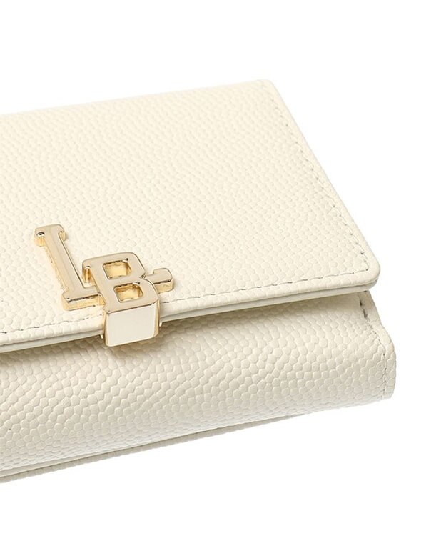 LANVIN en Bleu エルヴィー 三つ折り財布 アイボリー