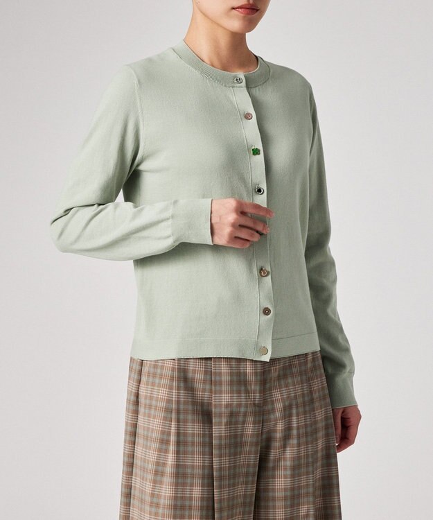 Paul Smith ラッキーチャームボタン カーディガン ライトグリーン