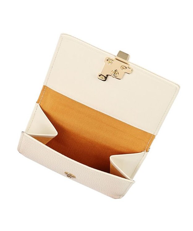 LANVIN en Bleu エルヴィー 三つ折り財布 アイボリー