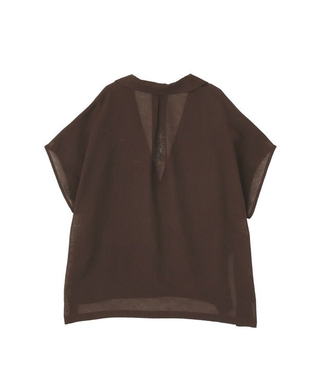 Green Parks メッシュポンチョジャケット Brown
