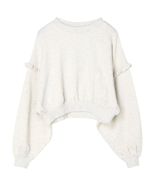 Green Parks ・Ｐｅｔｉｔ　Ｆｌｅｕｒ　ボリュームスリーブスウェット Oatmeal