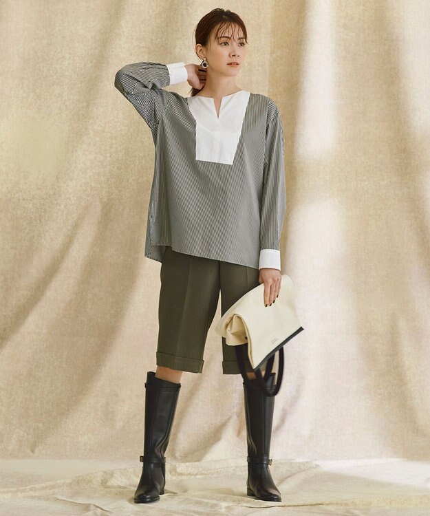 23区 【CLASSY.1月号掲載】ジョッキーベルト ブーツ ブラック系