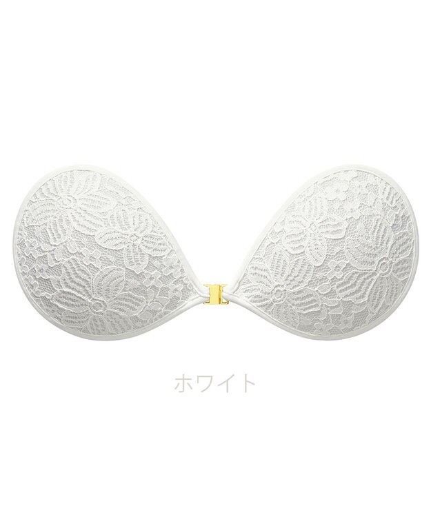 BRADELIS New York 【NuBra / ナチュラルタイプ】ヌーブラ・エアーライト ロゼ シャルム  蒸れにくい バックレス コレクション デザインヌーブラ 正規品 ホワイト