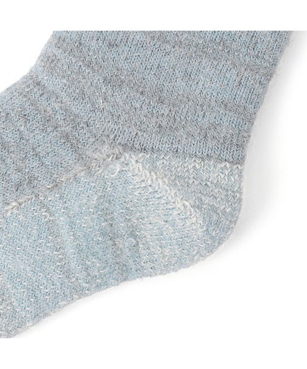 Chacott ふわふわオーバーソックス(アルパカ糸使用) ベビーブルー
