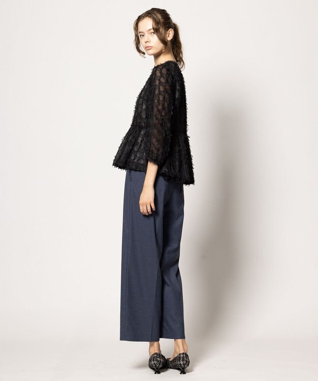 TOCCA 【消臭・洗える】AWESOME PANTS ワイドパンツ ネイビー系