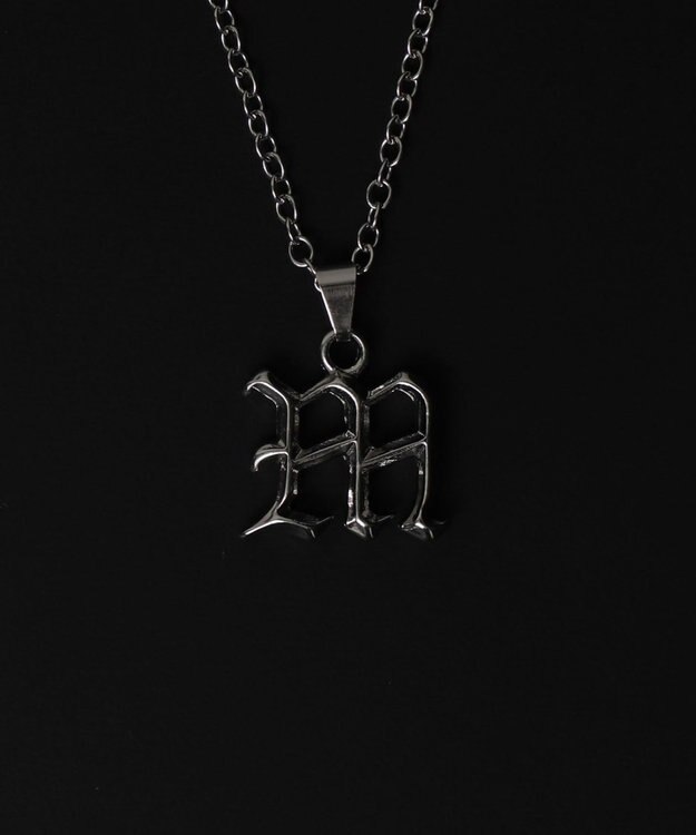 WEGO Mイニシャルネックレス 柄4