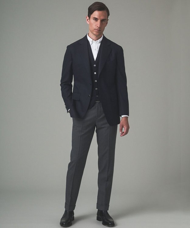 GOTAIRIKU 胸ポケット付にアップデート【吸水速乾/ストレッチ】クールマックス鹿の子 ビズシャツ_ボタンダウン ホワイト系