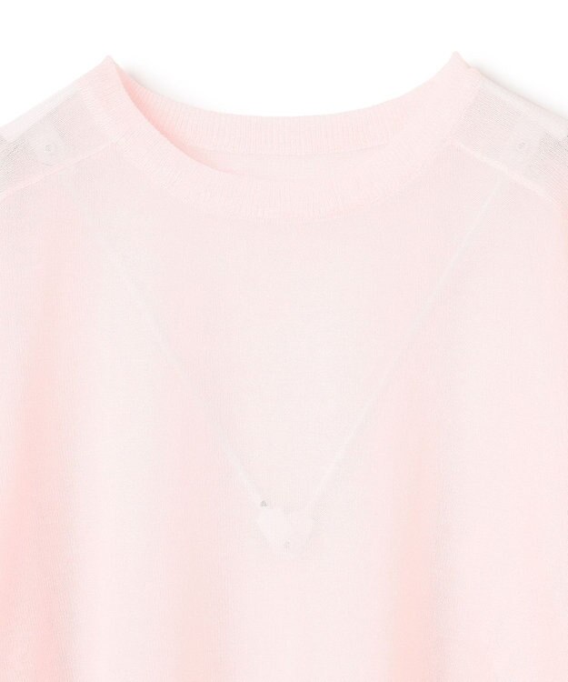 UNFILO ラメシアー ニット ピンク