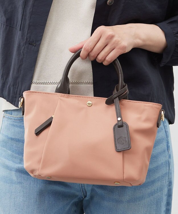 J.PRESS LADIES 【新色登場！・WEB限定カラーあり・2way】ナイロン ポシェット バッグ ピンク系