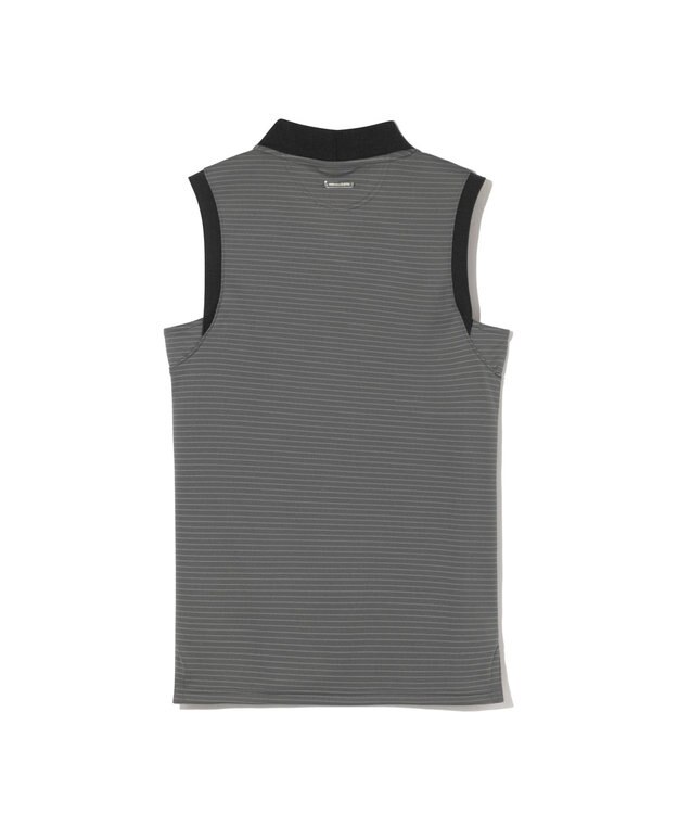 ZERO HALLIBURTON ノースリーブボーダーモックネック ZHG-W6S5b 85218 グレー