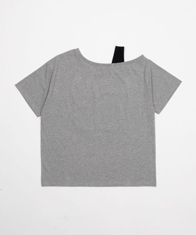 WEGO タンクレイヤードワンショルビッグT 杢グレー