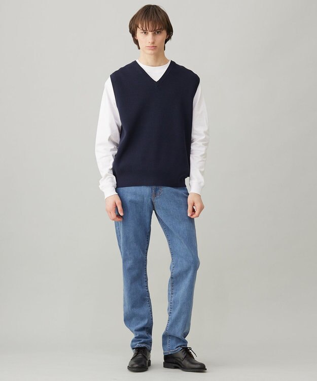 UNFILO MENS 【OCEANS YouTube 掲載】【UNFILO DENIM】 スリムテーパード ブルー