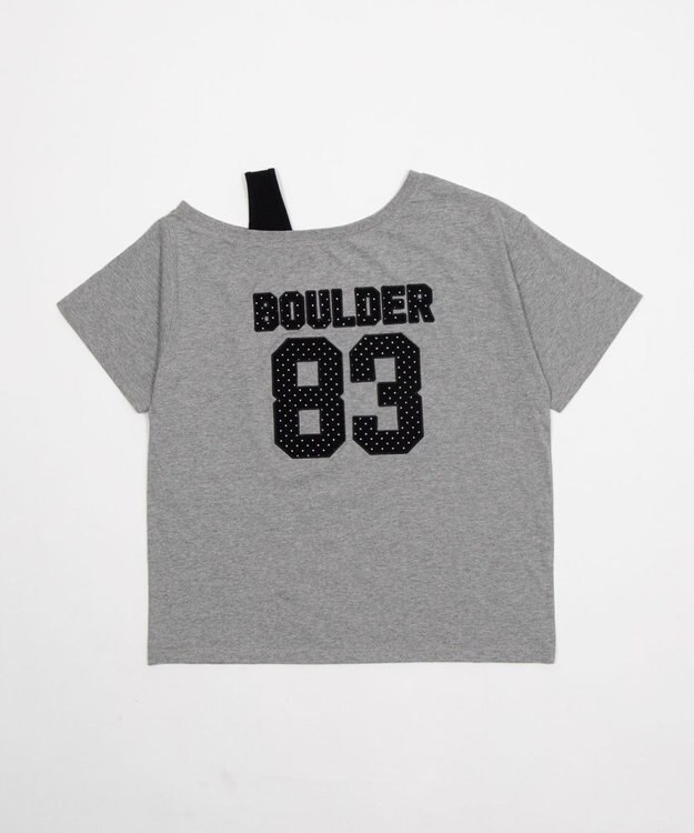 WEGO タンクレイヤードワンショルビッグT 杢グレー