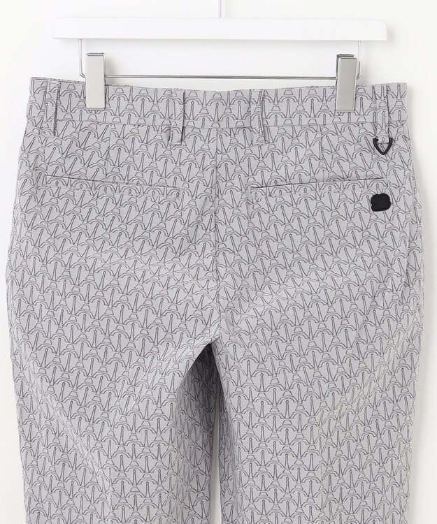 23区GOLF 【MEN】【ストレッチ】エッフェル塔柄 ジャガードパンツ ライトグレー系5