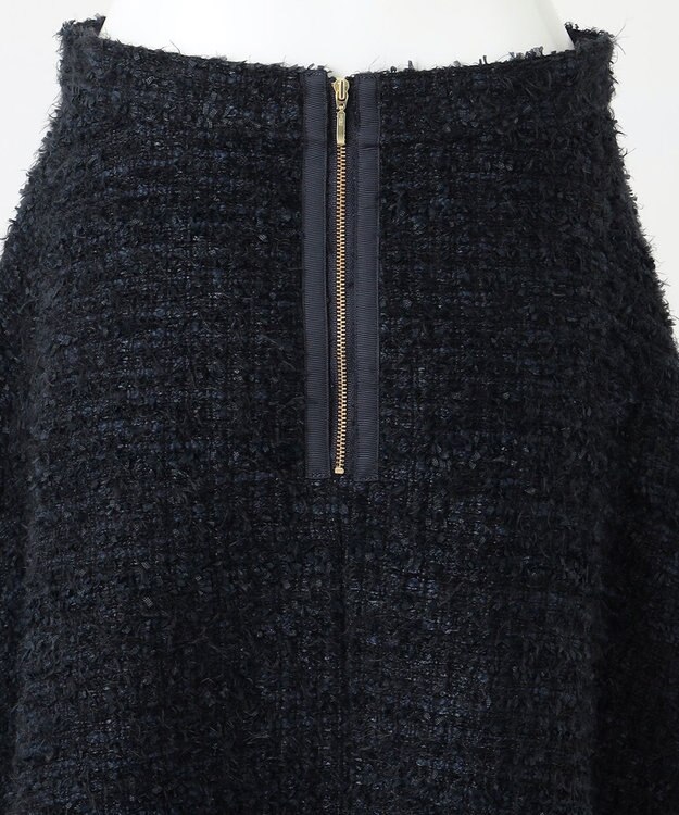 23区 S 【R(アール)】ファンシーツイードスカート ネイビー系