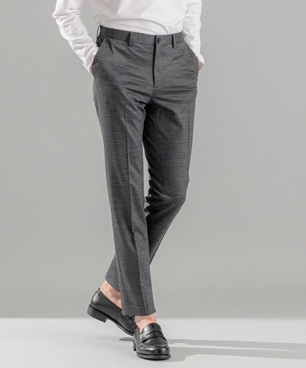 JOSEPH HOMME 新素材【抜群のストレッチ性/セットアップ対応可】スプリングウールジャージー テーパードパンツ / CITY グレー系