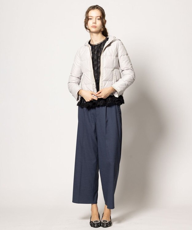 TOCCA 【消臭・洗える】AWESOME PANTS ワイドパンツ ネイビー系