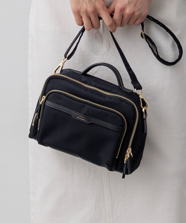 23区 【先行予約】ナイロン 2WAY ショルダーバッグ ブラック系