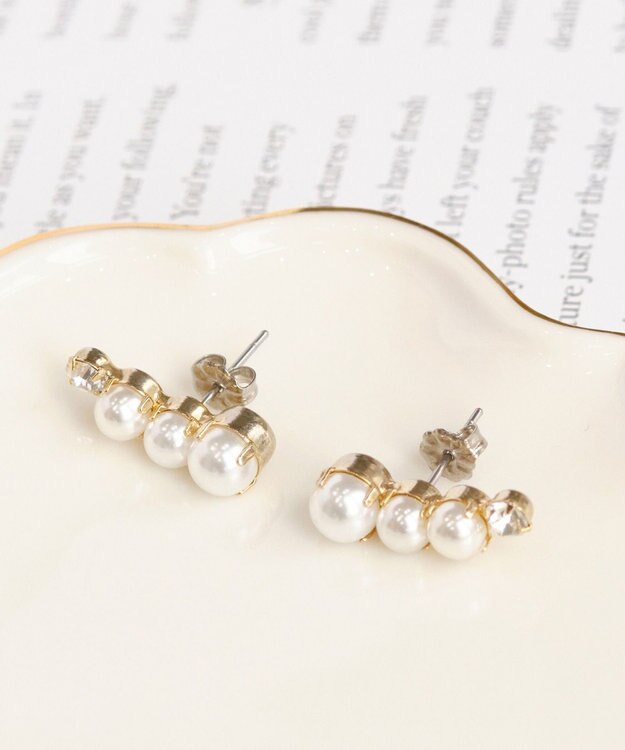 Phoebe 〈シリーズ累計販売20000点突破！〉Rio de laパールピアス ゴールド