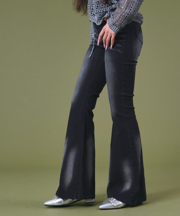 WEGO ブラストフレアデニム ブラック