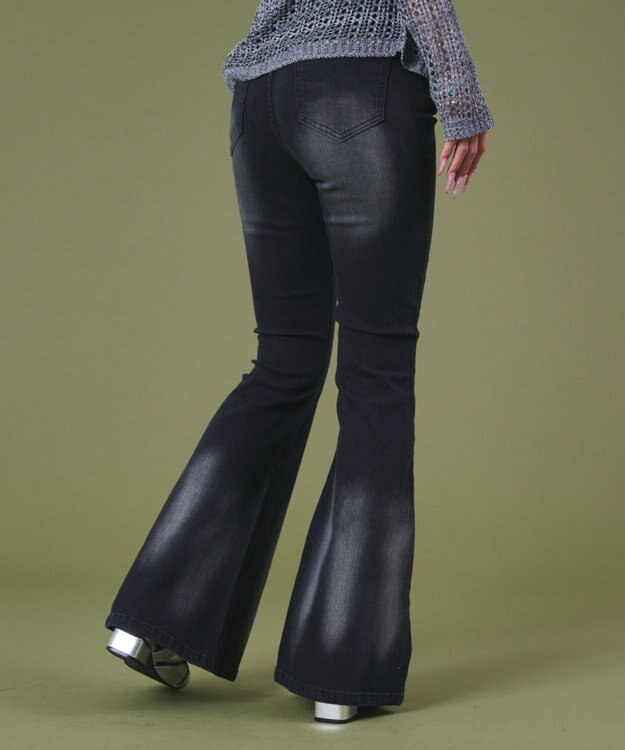 WEGO ブラストフレアデニム ブラック