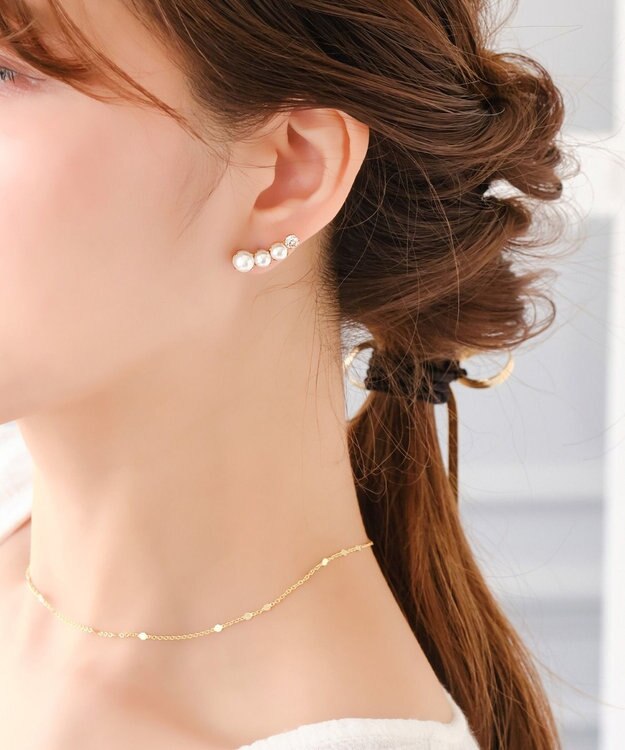 Phoebe 〈シリーズ累計販売20000点突破！〉Rio de laパールピアス ゴールド