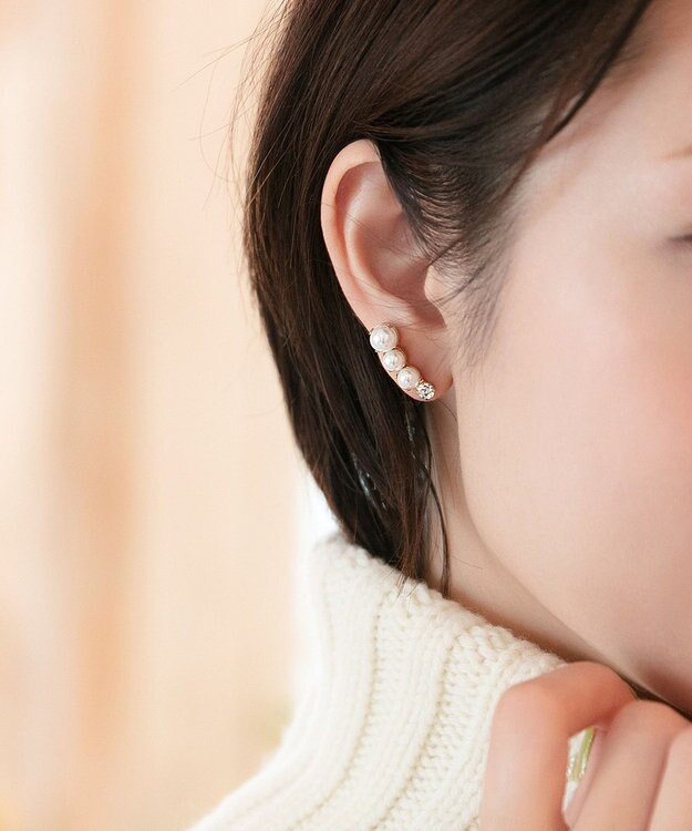 Phoebe 〈シリーズ累計販売20000点突破！〉Rio de laパールピアス ゴールド