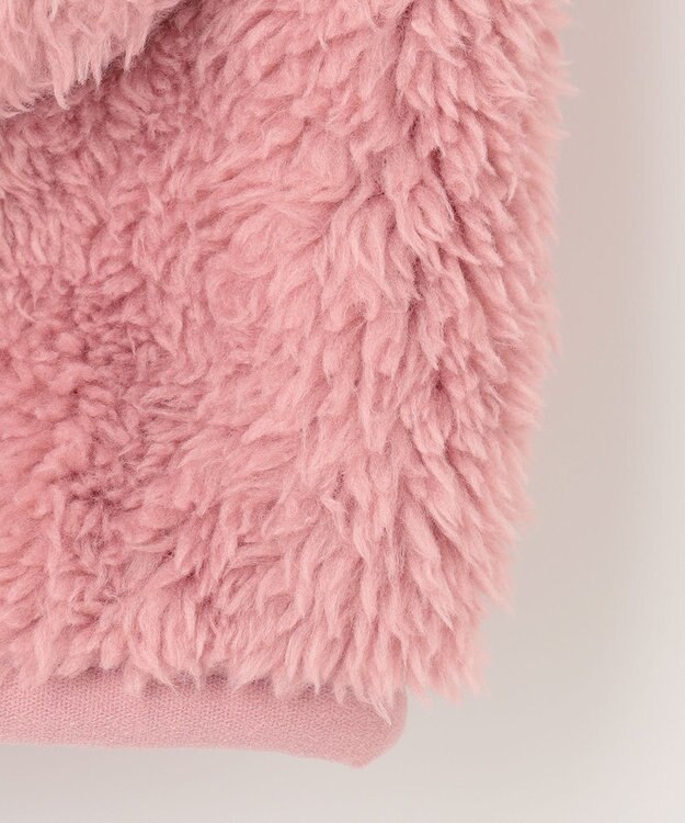 ANY KIDS ネコポケットボアブルゾン ピンク