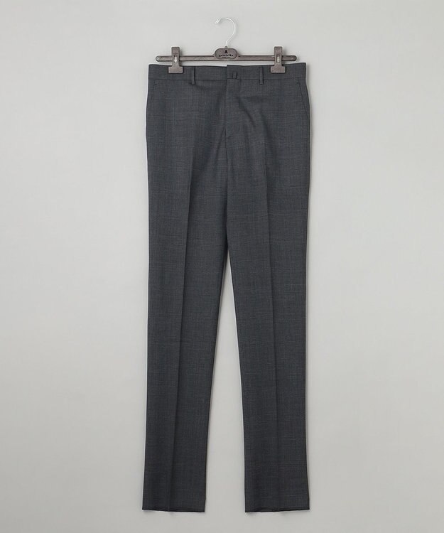 GOTAIRIKU ロングセラー【洗える/折り目加工/シワになりにくい/ウエストアジャスター】ウォッシャブル サマーウール100％パンツ_限定色(ノータック)23/24年モデル グレー系4