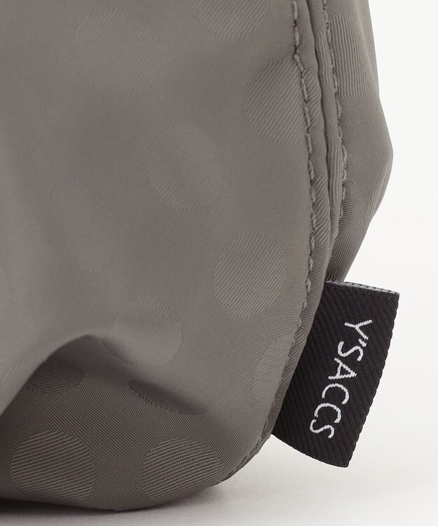 Y'SACCS Polka Dots　タックラウンドポシェット グレー