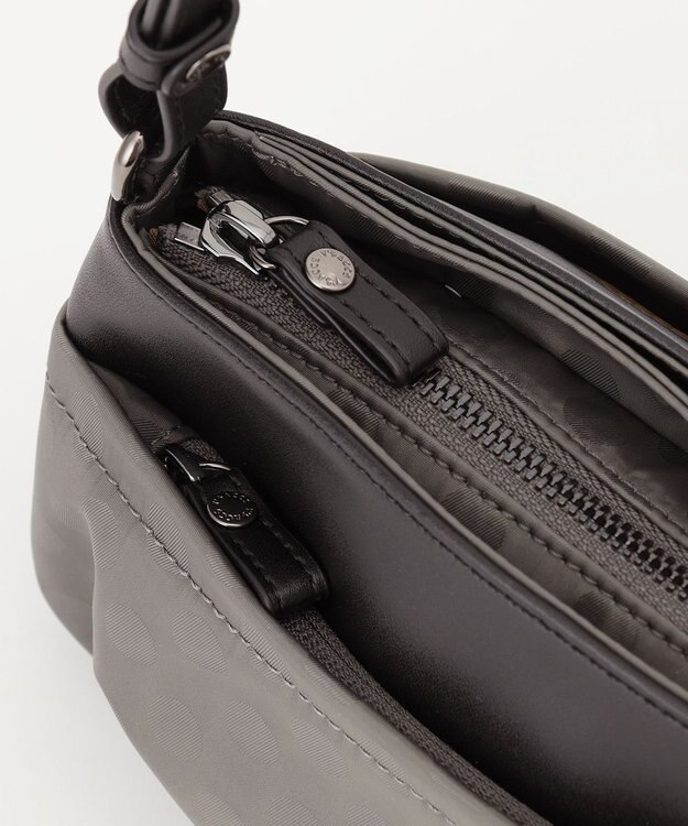 Y'SACCS Polka Dots　タックラウンドポシェット グレー