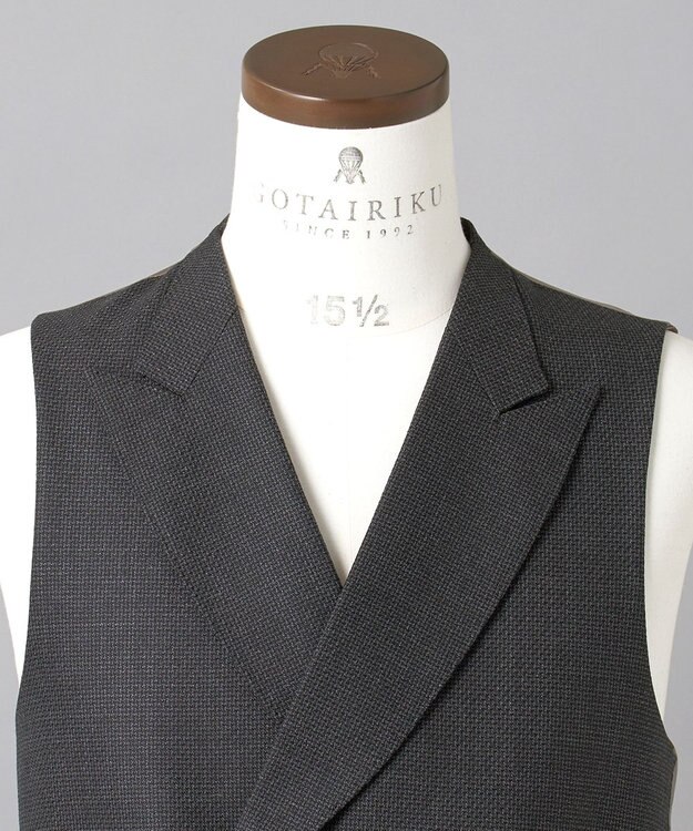 GOTAIRIKU 【ZEGNA/ゼニア】ISLANDFLEECE/アイランドフリース 3ピーススーツ（グレー） グレー系8